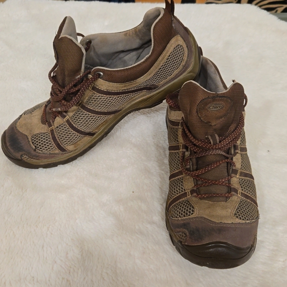 Chaco Earthy Tone Mesh Sneakers